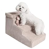Stufen für Hundebett | rutschfeste Rampe für Welpen, Katzentreppen in Fahrzeugen | Für Tierliebhaber zu Hause, Büro, Wohnung, Hochbett, Auto, täglicher Gebrauch