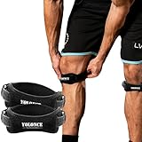 CharmChic 2 Stück Patellasehnenbandage, Patellasehnen Knee Strap, Verstellbarer Patella Kniebandage, Bandage Knie, Knee Strap für Damen und Männer Sport, Wandern, Fitness, Volleyball und Wandern