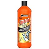 Mr Muscle Drano Power Rohrreiniger Gel Abflussreiniger, entfernt Verstopfungen, rohrfrei, 1er Pack (1 x 1000 ml)