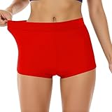 Damen Badeshorts Damen Bademode Bauchkontrolle Schwimmshorts Schnell Trocknend Boardshorts Schwimmunterteil Damen Badeshorts Kurze Badehose Wassersport Boardshorts Schwimmhose