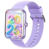 Fitness Tracker Smartwatch für Kinder, 1,83 Zoll, 100 Sportmodi, Bluetooth, Schrittzähler, Schlafmonitor, Geschenk für Jungen und Mädchen, 6 – 16 Jahre, glänzend