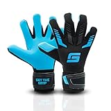GRIPMODE Torwarthandschuhe Kinder Aqua Junior 2.0 - Torhüter Handschuhe mit großer Fangfläche - Fußball Torwarthandschuhe mit 3 mm Griptec Latex für zusätzlichen Grip - Größe 6