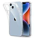 ESR für iPhone 14 Hülle/iPhone 13 Hülle, Klare Stoßfeste Dünne Silikon Handyhülle iPhone 14/13 Case, Vergilbungsbeständige Dünne Transparente TPU Schutzhülle, Project Zero Serie, Klar