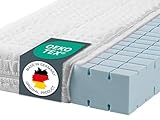 Ravensberger Matratzen Kaltschaummatratze Struktura-SAN 120x200cm | Härtegrad H2 | RG 60 | Höhe 20cm | 7-Zonen Matratze | Baumwoll-Doppeltuch-Bezug | produziert in Deutschland | OEKO-TEX® zertifiziert