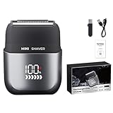 Fabater Elektrischer Folienrasierer für Männer. Effizienter Kabelloser Bartschneider mit LED-Anzeige für Reisen und Business