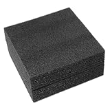 TOVINANNA 2 Stück Schwarze Epe Schaumstoffplatten Vielseitige Verpackungseinlagen mit Elastischem Reißfestem Moosgummi füllmaterial für Sicheren Transport und Polsterschutz