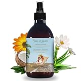 Tails Of Glory – 100% Natürliches Hundeparfum – Tropical Bliss Duftspray mit Kokosöl Hund – Beruhigend, Vegan - Kamille, Ringelblume, Aloe Vera – Desodorierend – Hergestellt in Großbritannien - 300ml