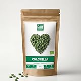 Chlorella Tabletten Bio 250 g – 500 Presslinge aus 100% biologischem Anbau – Reich an Chlorophyll, Proteinen & Mineralstoffen – Hochdosiert, Vegan, Glutenfrei & Ohne Zusätze