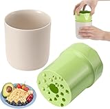 Voarge Manuelle Apfelreibe Becher, Rotierender Aktenvernichter, Küchenzubehör Küchenwerkzeug für Gemüse Birne Kartoffel Eis Küchenutensilien