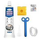 100ml Silikonkleber Wasserfest, Küchensilikon Durchsichtig Wasserfest, Aquarium Kleber Unterwasser, Silikons Transparent Küche, Fugen Versiegelung, Badezimmer, Metall, Isolierspray Elektronik