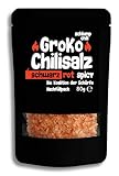 Schlump-Chili⎥GroKo⎥Habanero Chilisalz Gewürzsalz Nachfüllset für Gewürzmühlen mit Edelstahlmahlwerk oder Keramikmahlwerk scharf (1 x 80g)