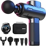 Massagepistole Massage Gun, RENPHO Massagepistole bis zu 3200U/min Massagegerät mit 2500mAh Akku und USB C Ladeanschluss zur Muskel Massage Entspannen, Schwarz