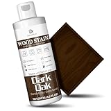 Holzbeize 250ml, Dunkle Eichenfarbe Wasserbasis Beize Holz, Matt Wood Stain, Schnelltrocknend für HolzmöBel Im Innen Und AußEnbereich, TüRen, Fenster, SchräNke, Wandverkleidungen Geruchsarm