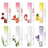 Nagelöl Stift, AISEELY Cuticle Oil Nagelhautöl für Nägel, 8 Stück Nagelpflegestift Nagelhaut-Öl-Stift mit Vitaminen, Nagelpflege Nagellack, für die Reparatur von Rissigen und Trockenen Nägeln