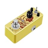 IOppWin COMP Optical Compressor Pedal - Classic Smooth Dynamics Control, Preserves Transients, Metal Enclosure, True Bypass for Guitar/Bass