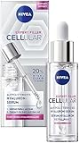 NIVEA Cellular Expert Filler Aufpolsterndes Hyaluron-Serum (30 ml), leichtes und schnell einziehendes Serum, nicht klebendes Anti Falten Serum mit 20% Hydra Elixir