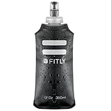 FITLY Faltbare Trinkflasche - Ideal Zum Laufen, Wandern, Radfahren - Lauf Trinkflasche Für Outdoor-Sport - Sportflasche Wandern - Wasser Flasche Für Hydration Rucksack