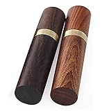 ANCLLO 2 STK. Holznadelkoffer Tragbare Mini-Nähnadeln Aufbewahrungsnadeletui zur Aufbewahrung Aller Arten von feinen Nadeln