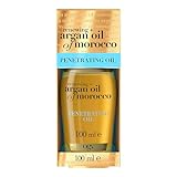 OGX Renewing + Argan Oil of Morocco Haaröl, intensives Haarpflege Öl mit Arganöl aus Marokko für ein geschmeidiges Haargefühl, wirksam als Hitzeschutz für Haare (100 ml)