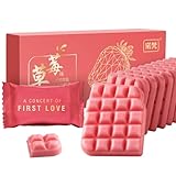 JGFWAT Schokolade Box - Individuell verpackt (110g) - Japanische Grüntee Schokolade für den perfekten Genuss zu Hause & unterwegs (Erdbeergeschmack)
