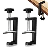 2 Stück C Klemme, Tischklemmen Schraubzwingen Klemmbereich 10-57 mm Schraubklemmen Kohlenstoffstahl Universalhalterung Trägerklemme für Zwingen Klemmen & Spanner Holzbearbeitung Heimwerken