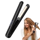 LYPPUL Mini Glätteisen Kabellos, Haarglätter Glätteisen, 2 in 1 glätteisen Locken und Glätten, Wiederaufladbares Kabelloses Glätteisens mit 4 Temperaturen, Reiseglätter, Keramik Haarglätter
