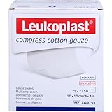 LEUKOPLAST compress Cotton Gauze 10x10cm ste.12f 50St