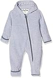 Playshoes Fleece-Overall Unisex Kinder Jumpsuit, grau/melange, 62