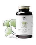 KRÄUTERHANDEL SANKT ANTON® - Ginkgo Biloba 7.500 Supra Kapseln - Hochdosiert - Laborgeprüft - Deutsche Premium Qualität (360 Kapseln)