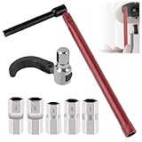 PONGH Standhahnmutterschlüssel 8-12mm Standhahnschlüssel Universalwerkzeug Stahlqualität Armaturenzange Wasserhahn Montagewerkzeug Universalwerkzeug Waschbeckenarmatur Spezialwerkzeug