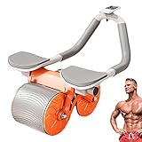 Fitness-Wheel-Roller,Bauchmuskeltrainingsgeräte für Bauch- und Kernkrafttraining | Home Gym Equipment Trainingsräder für Bauchmuskeln mit Ellbogenstütze Naixue