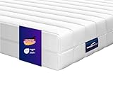 Traumnacht Basic 2 in 1 Duo - orthopädische 7- Zonen Kaltschaummatratze, Härtegrad 2 und 3, Öko-Tex zertifiziert, 100 x 200 cm, Höhe 15 cm, produziert nach deutschem Qualitätsstandard