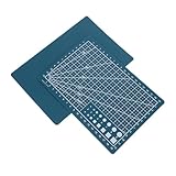 GARIOUANS 2 Stück Doppelseitige Schneidematte aus Langlebigem Abs Selbstheilende Bastelunterlage für Präzises Zuschneiden Gravieren und Basteln Teiliges für DIY Journaling und Hobbyprojekte