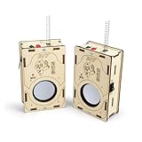 Darmlly 2-Teiliges Walkie-Talkies-DIY-Set Aus, Große Reichweite, Elektronisches Lernen, DIY-Zubehör, Handfunk-Gegensprechanlage