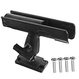 Kisangel Rutenhalter Brandungsrutenhalter 1 Set Schwarze Angelrutenhalterung Kunststoff Kit Feeder Metallstangen