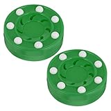 Toddmomy 2Stücke Wiederverwendbare Eishockey für Rollhockey Training Klassische für Innen und Außenbereich für Wettkämpfe und Tägliches Training Hohe Härte