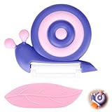 Sparschäler Kinder, Sparschäler Schnecke mit Rutschfesten Griff, Tragbarer Universalschäler für Gemüse, Obst, Kartoffeln und Spargel, Keramik Kinderschäler für Picknick, Camping, Küche