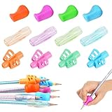 Vicloon Schreibhilfe, 12pcs Bleistiftgriffe, Eine Vielzahl von Stilen Schreiben Haltungskorrektur Werkzeug für Bleistifte Bleistift Griffe für Kinder Stifthaltung Hilfe Schreibhilfe Grip Haltung