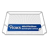 VIOKS Grillrost Edelstahl 465x375mm Ersatz für Bosch 00574876 HEZ334000 Grillrost Backofen Gitterrost für Ofen Bosch Backоfen Zubehör Backоfen Rоst