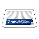 VIOKS Grillrost Edelstahl 465x375mm Ersatz für Bosch 00574876 HEZ334000 Grillrost Backofen Gitterrost für Ofen Bosch Backofen Zubehör Backofen Rost