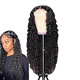Lockige Echthaar-Perücke, gewellte Lace-Front-Perücke, Echthaar-Perücken mit transparentem HD-Spitzenverschluss, gewellt, lockig