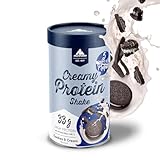 Multipower Creamy Protein Shake 420 g, hochwertiges Cookies & Cream Protein Pulver mit Whey und Casein, für leckere Shakes zum Muskelaufbau