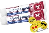 2 x Blend a med CLASSIC Rundumschutz Zahnpasta - je 75ml - Zahncreme + 1 gratis ManyMore Radierer