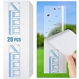 Flintronic 20 Stück Fenster Fliegenfalle, Fliegenköder für Fenster, Fliegenfalle Innenbereich, Effektive Fliegenfalle Innenbereich, Obstfliegenfalle Küche