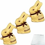 usy Bundle für Lindt Goldhase Edelbitter 3er Pack (3x50g Packung) + usy Block