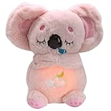 Schlummer Otter Kuscheltier,Beruhigender Otter Mit Atembewegungen Und Musik, Tragbares Plüsch-Babyspielzeug Zum Beruhigen Und Kuscheln, Sensorische Details, Babyparty Und Neugeborenen Geschenk