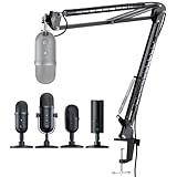 Seiren V2 X Mikrofonarm - Boom Arm kompatibel mit Seiren V3 Mini/Chroma, Razer Seiren V2 Pro, Seiren Mini, Seiren X, Mikrofon Arm mit Kabelhülsen, Ständer für Streaming, Gaming, Podcast von YOUSHARES