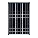 enjoy solar 100W 12V Monokristallines Solarmodul, 182mm Solarzellen 10 Busbars Solarpanel ideal für Wohnmobil, Balkonanlage, Gartenhäuse, Boot