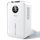 Luftentfeuchter Elektrisch, 2.5L, Raumentfeuchter mit Funktion Abtauen & Automatische Abschaltung, 24H Timer, Farbiges Nachtlicht, Leiser Entfeuchter 750ml/T für Wohnung, Keller