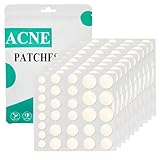 Zemolo 300 Stück Pickel Patch Unsichtbare Hydrokolloid Akne Pimple Patch Tag & Nacht Akne pflaster Wasserdicht & Atmungsaktiv Absorptions Acne Patches